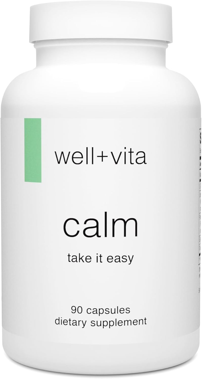 Well+vita Calm - Complemento para la Relajación y el Sueño (90 Cápsulas Veganas)