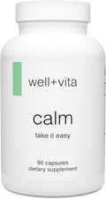 Well+vita Calm - Complemento para la Relajación y el Sueño (90 Cápsulas Veganas)