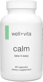 Well+vita Calm - Complemento para la Relajación y el Sueño (90 Cápsulas Veganas)