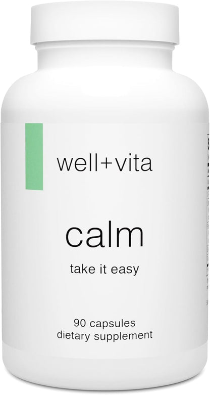 Well+vita Calm - Complemento para la Relajación y el Sueño (90 Cápsulas Veganas) – Image 1