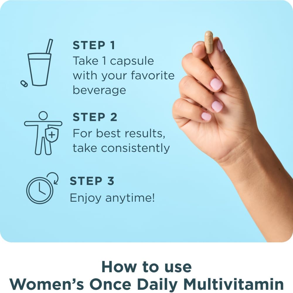 Ancient Nutrition Women's 1-Day Multivitamin, 30 Cápsulas
