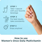 Ancient Nutrition Women's 1-Day Multivitamin, 30 Cápsulas