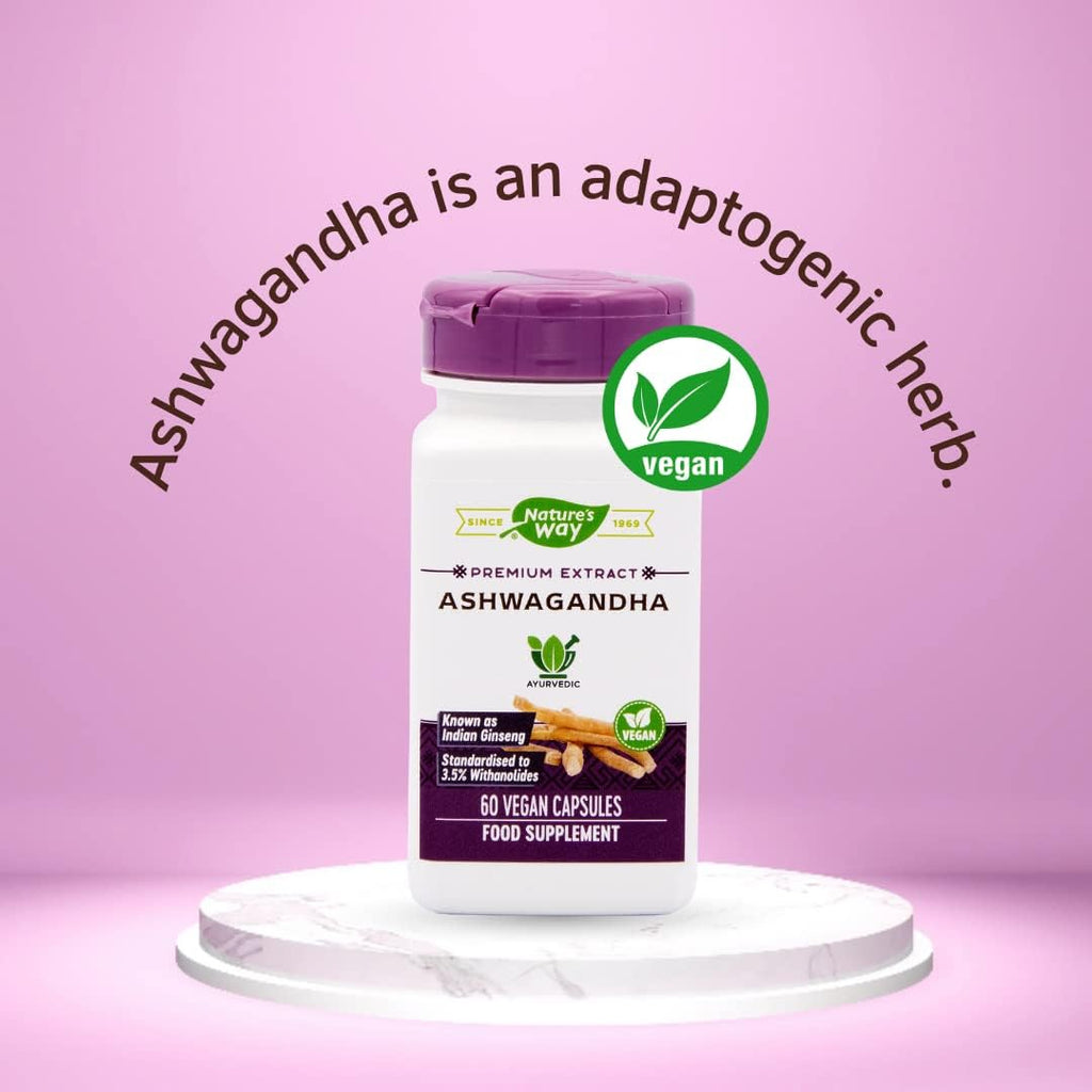 Nature's Way - Ashwagandha, 60 cápsulas vegetales