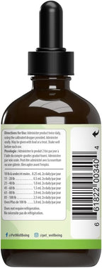 Pet Wellbeing Adrenal Harmony Gold for Dogs - Liquid Supplement for Adrenal Function - 118 ml