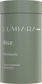 Lumiara Rise Skinbiotic - Suplemento para la piel y el intestino, potenciador de colágeno natural, 60 cápsulas