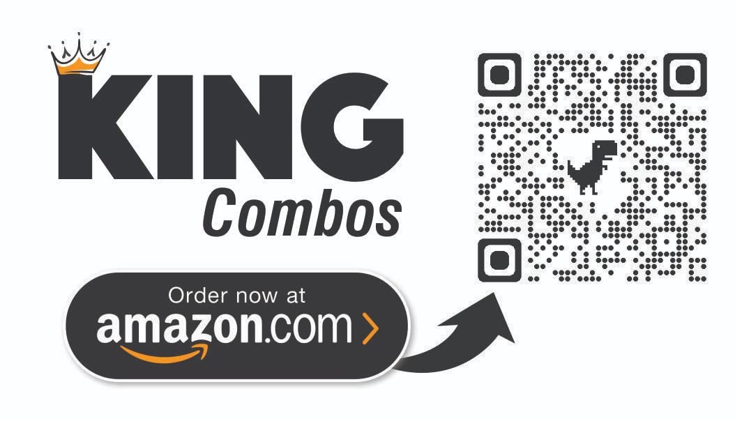Comprimidos de glucosa para llevar - Pack de 3 (10 unidades cada uno) - Sabores Naranja, Tropical y Fruit Punch + Código QR King Combo