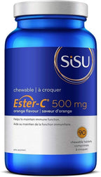 Sisu Ester C 500 mg Chewable Orange, 90 tablets