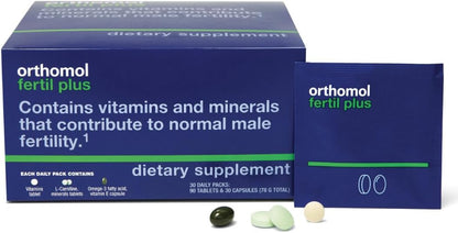 Orthomol Fertil Plus 30 - Suplemento – Zinc: Contribuye a la fertilidad y reproducción normales, así como al – Image 1