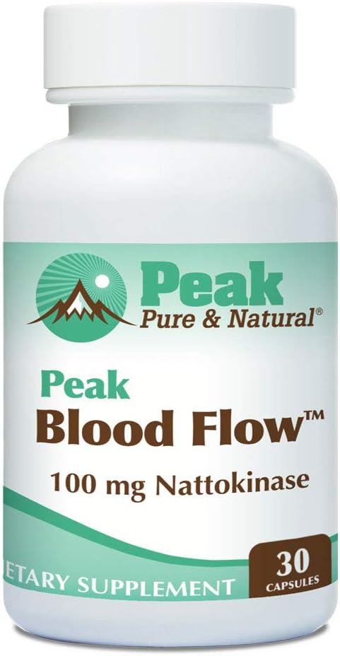 Peak Pure & Natural Peak Blood Flow - Nattokinasa 100mg - 30 Cápsulas