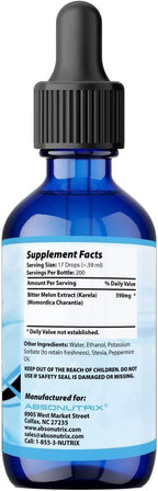 Absonutrix Extracto de Melón Amargo 590 mg, 118 ml (4 fl oz) - 200 Dosis