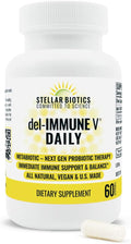 Del-Immune V Daily - Complemento Alimenticio Metabiótico para el Sistema Inmunitario y Salud Intestinal (60 Cápsulas)