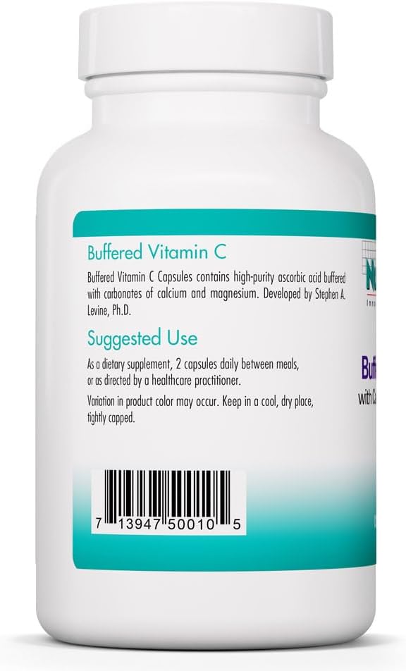 Allergy Research Group NutriCology Buffered Vitamin C - 1000 mg - 120 Vegetarian Capsules