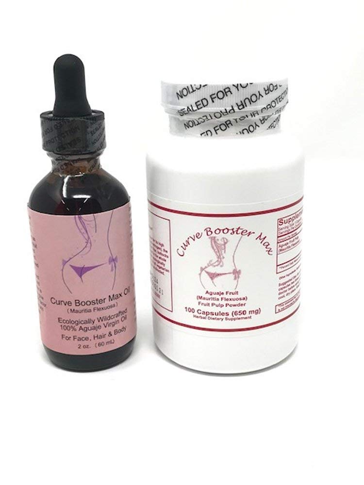 Kit Curve Booster Max de Aguaje - Cápsulas y Aceite para Curvas Naturales
