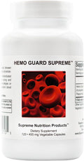 Supreme Nutrition Hemo Guard Supreme, 120 Cápsulas Vegetarianas Puras de Combinación Herbal