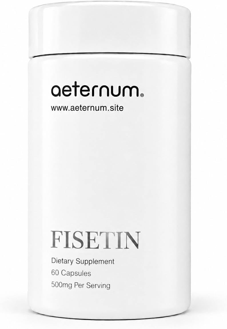 aeternum Premium Quality Fisetin 500mg 60 Cápsulas