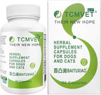 Baituxiao Suplemento Herbal para Perros y Gatos – Apoya la Salud Inmunitaria y el Bienestar General – 60 Cápsulas