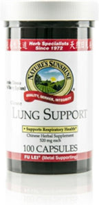 Nature's Sunshine Lung Support, 100 Cápsulas
