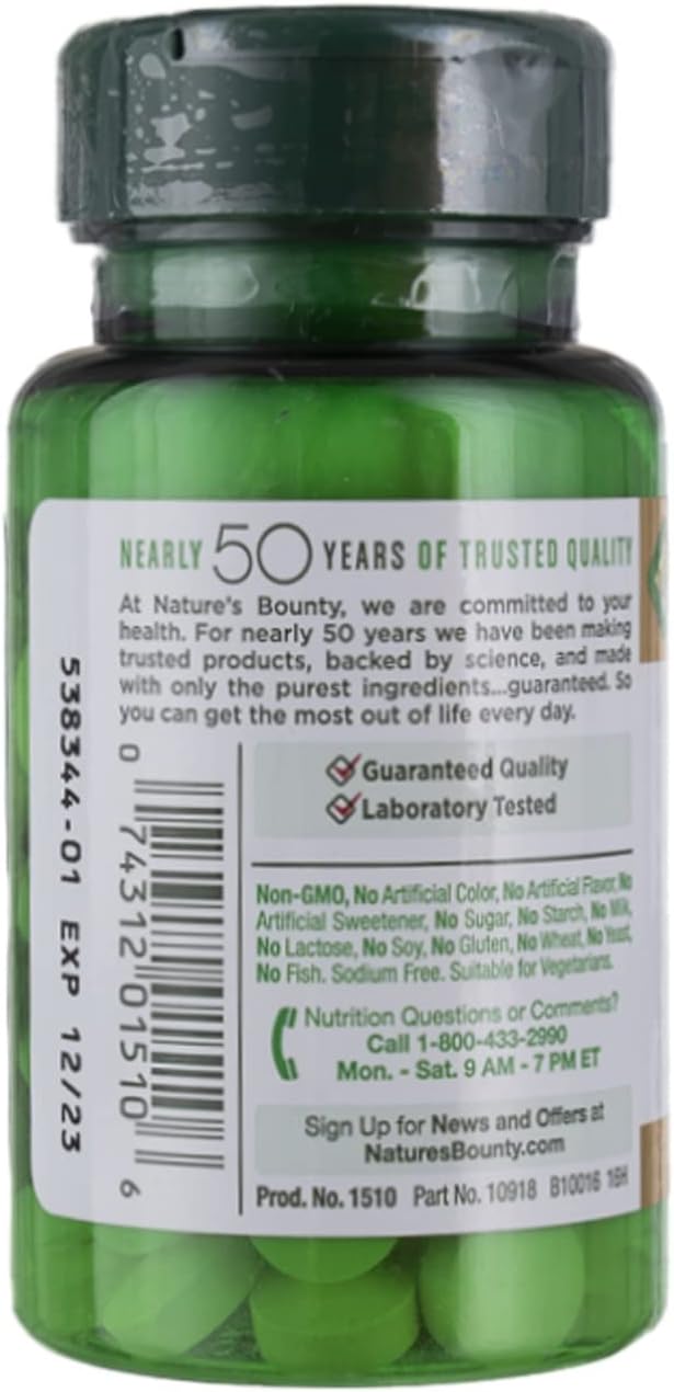 Nature's Bounty Vitamina C, 500mg, 100 Comprimidos
