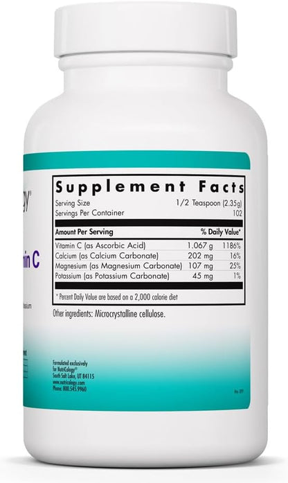 NutriCology Buffered Vitamin C Powder - – La protección de las células frente al daño oxidativo. – Image 2