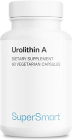 Supersmart Urolithin A - Postbiotic Supplement from Pomegranate Extract | Non-GMO & Gluten-Free - 60 Vegetarian Capsules