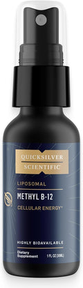 Quicksilver Scientific Methyl B12-1000mcg - Vitamina B12 como Metilcobalamina Liposomal (30ml, 90 dosis)
