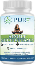 PURE Multivitamínico Adultos Sin Hierro - 90 Cápsulas Vegetales