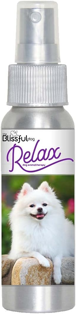 The Blissful Dog American Eskimo Relax Dog Aromatherapy Spray – Spray de aromaterapia calmante para perros con ansiedad