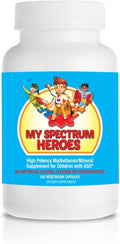 My Spectrum Heroes Multivitamínico Infantil - Acetil-L-carnitina, Colina, Coenzima Q10, Inositol, MSM, MTHF, NAC (150 Cápsulas)