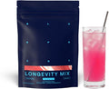 Blueprint Longevity Mix - Magnesio, Creatina, L-Teanina, Glutatión y Vitamina C - 30 porciones, Naranja Sangre