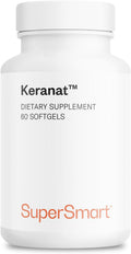 Supersmart Keranat - Fórmula Avanzada con Biotina - Complemento para el Cabello - 60 Cápsulas Blandas