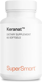 Supersmart Keranat - Fórmula Avanzada con Biotina - Complemento para el Cabello - 60 Cápsulas Blandas