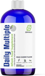 Mineralife Liquid Daily Multiple - Liquid Mineral Supplement with Whole Foods, Cherry Flavor
