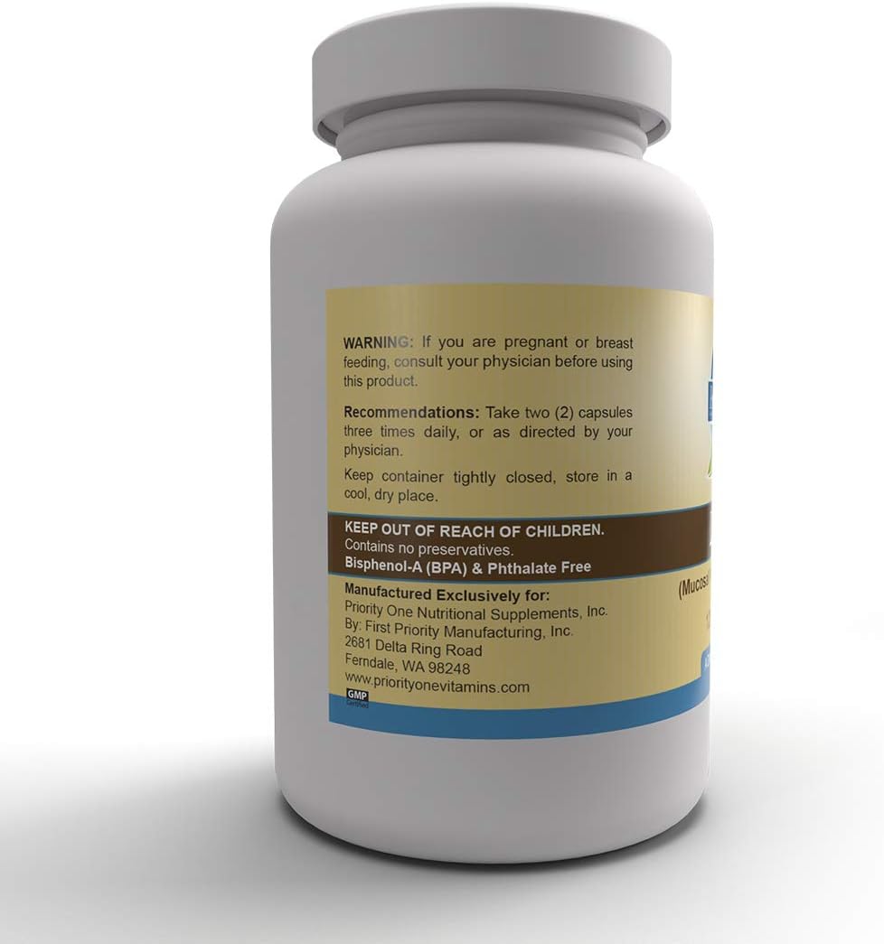 Priority One Vitamins L.G.S. 120 Cápsulas - Permeabilidad Mucosal Saludable.* Soporte Gastrointestinal.*