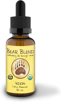 Bear Blend Liquid Herbz — Vizion — Sabor a Cítricos — Elixir Herbal Orgánico — 30 ml