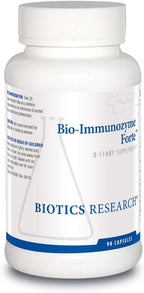 BIOTICS RESEARCH Bio Immunozyme Forte - Multivitamínico y Mineral con Equinácea, Pimienta de Cayena y Probióticos - 90 Cápsulas