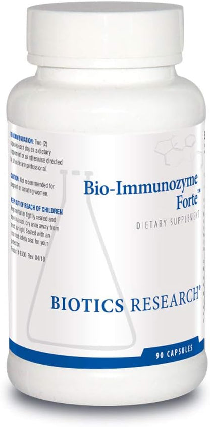 BIOTICS RESEARCH Bio Immunozyme Forte - – Apoyo al sistema inmunitario: Los nutrientes como las vitaminas y – Image 1
