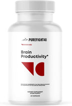 Brain Productivity Suplemento para Enfoque, Memoria y Función Cognitiva | 60 Cápsulas