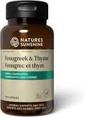 Nature's Sunshine Fenogreco y Tomillo, 100 Cápsulas, Kosher