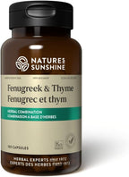 Nature's Sunshine Fenogreco y Tomillo, 100 Cápsulas, Kosher