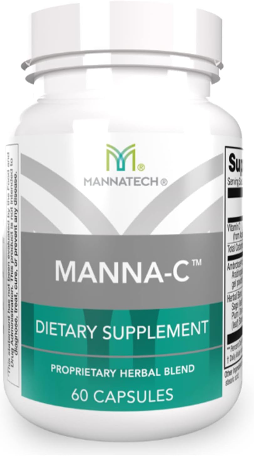Manna-C 60 Cápsulas – Apoyo Nasal y Sinusal con Vitamina C y Glicanos