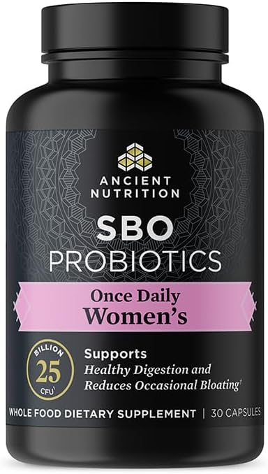 Ancient Nutrition Probióticos para Mujer, 30 Cápsulas, 25 Mil Millones de UFC