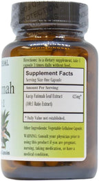 Extracto de Kacip Fatimah 100:1 | Labisia Pumila | 425 mg por Cápsula | 60 Cápsulas Veganas