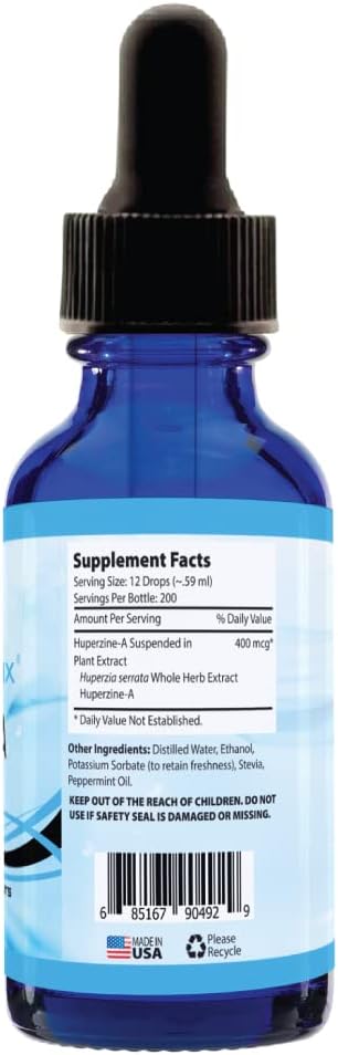 Absonutrix Huperzine-A Líquido 400 mcg, 200 Dosis por Envase de 118 ml