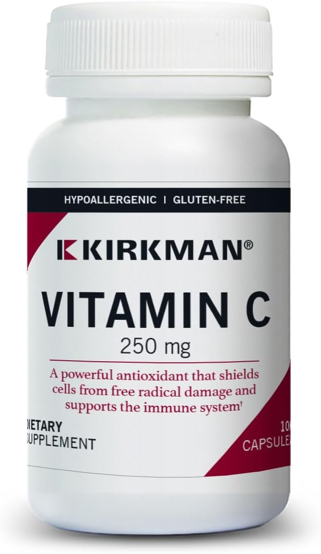Kirkman Vitamina C 250 mg, 100 cápsulas