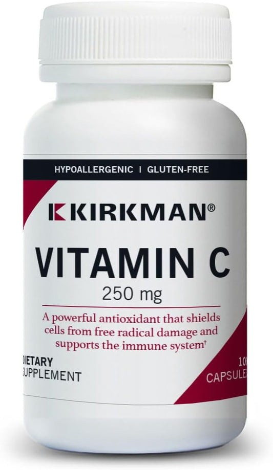 Kirkman Vitamina C 250 mg, 100 cápsulas