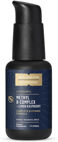 Quicksilver Scientific Methyl B Complex - Complejo B líquido con absorción liposomal superior de vitamina B12, folato, vitamina B6, riboflavina, biotina, ácido pantoténico, vitamina B1, niacina (50 ml)