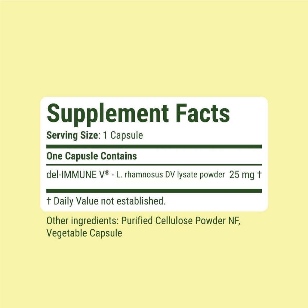 Del-Immune V® Diario de Stellar Biotics – Metabiótico Natural para Apoyo Inmunológico y Salud Intestinal (120 Cápsulas)