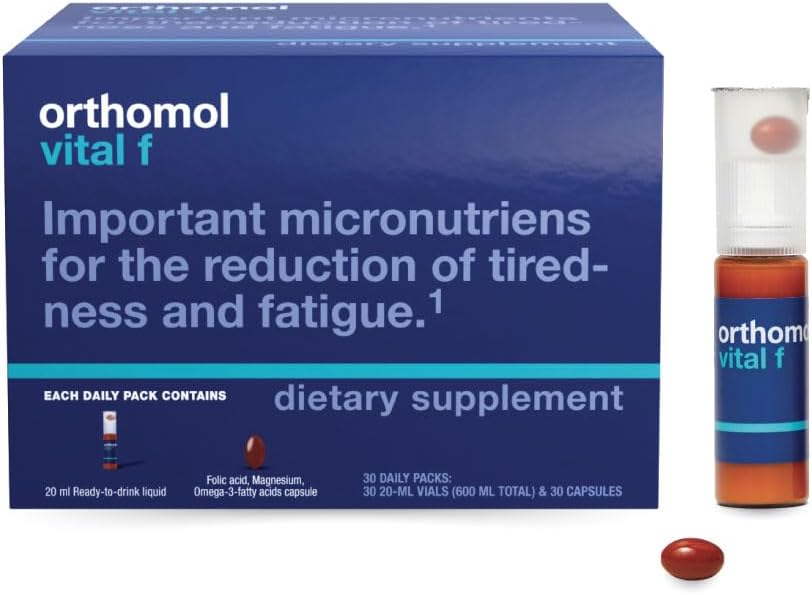 Orthomol Vital F – Multivitamínico Diario para Mujeres, 30 Días