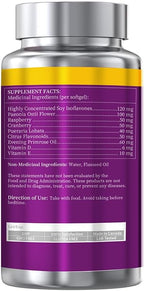 FOPIZ Isoflavonas de Soja 120 mg | Extracto Estandarizado | Sin Gluten