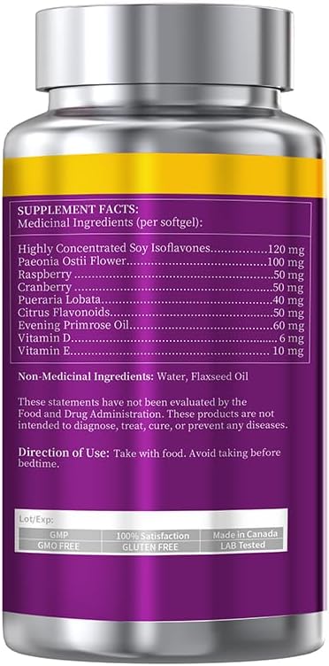 FOPIZ Isoflavonas de Soja 120 mg | Extracto Estandarizado | Sin Gluten